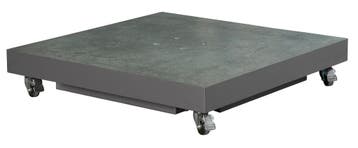 Platinum Ceramica 90kg vulbare parasolvoet met zwenkwielen, Nieuw
