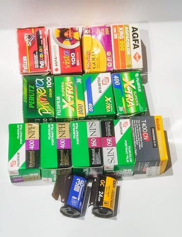 Agfa, Kodak, Konica, Fujifilm 35mm Ongebruikte fotofilm, Nieuw