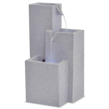 LED Fontein | Polyresin | Rustgevend | Laatste Stuk!, Tuin en Terras, Waterpartijen en Fonteinen, Ophalen of Verzenden, Zo goed als nieuw