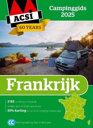 ACSI Campinggids Frankrijk 2025 | 9789493182707 | ACSI, Zo goed als nieuw, ACSI
