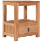 vidaXL Nachtkastje 40x30x50 cm massief teakhout, Huis en Inrichting, Slaapkamer | Nachtkastjes, Minder dan 45 cm, Verzenden, Nieuw