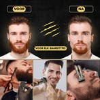 2dekans | 2-in-1 Baardtrimmer Mannen + Kappersmantel -, Ophalen of Verzenden, Zo goed als nieuw