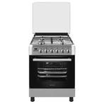 Wiggo WO-E609R(XX) 60cm Gasfornuis RVS, Verzenden, Nieuw