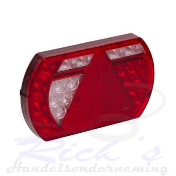 Achterlicht links rechthoek LED 12 volt CONNECTOR (8 polig), Ophalen of Verzenden, Nieuw