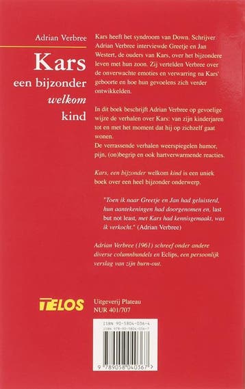 KARS EEN BIJZONDER WELKOM KIND 9789058040367 A. Verbree, Verzenden, Gelezen, A. Verbree