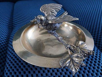 Asbak - brons messing, Antiek en Kunst, Curiosa en Brocante