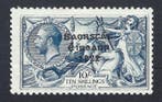Ierland 1922/23 - Zeepaardjes 10s dof grijs-blauw - Stanley, Gestempeld
