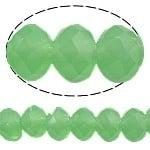 10 x Briolette kristal kraal 8x6 mm gat 1,5mm  opal green, Ophalen of Verzenden, Nieuw, Kraal