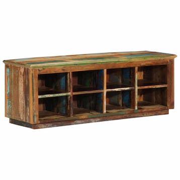 vidaXL Schoenenkast 110 x 35 x 40 cm Massief Gerecycled Hout, Verzenden, Nieuw