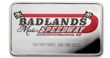 10 troy ounce - Zilver .999 - Badlands Motor Speedway -