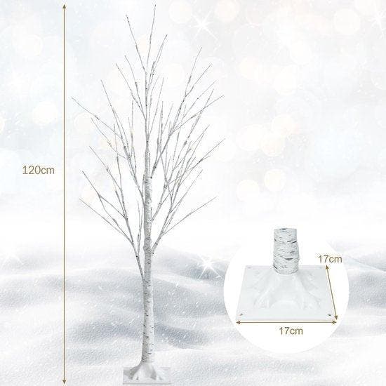 2dekans | Coast 120 cm Verlichte Kerstboom MET 48 Warme, Diversen, Kerst, Zo goed als nieuw, Ophalen of Verzenden