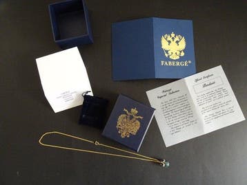 Figuur - House of Faberge- Imperial pendant egg - original, Nieuw