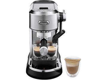 De Longhi Dedica Maestro Plus Ec950.mPistonmachine Rvs, Afneembaar waterreservoir, Verzenden, Nieuw, Koffiebonen