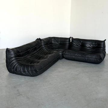 Ligne Roset - Michel Ducaroy - Sofa (3) - Togo - Leder
