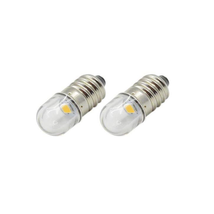 E10 LED lamp - 3V - Koud wit, Hobby en Vrije tijd, Elektronica-componenten, Nieuw, Ophalen of Verzenden