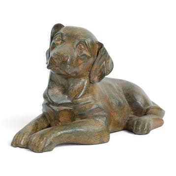 Pierre Chenet (XX-XXI) - sculptuur, Reclining Labrador Dog -, Antiek en Kunst