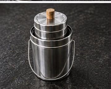 Billycan set 2 lichtgewicht bushcraft /outdoor- koffiefilter, Verzenden, Nieuw