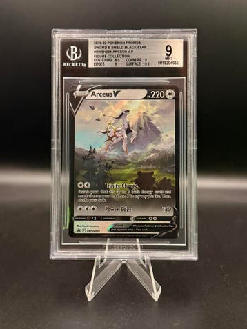 Beckett 9 Pokemon Sword &amp; Shield Arceus V #SWSH204, Verzenden, Zo goed als nieuw, Losse kaart