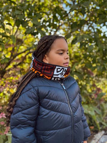 Warme Winter Colsjaal voor Kinderen met Afrikaanse print Uni, Ophalen of Verzenden, Nieuw