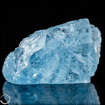 Natuurlijke aquamarijn ruwe kristal – Transparant blauw