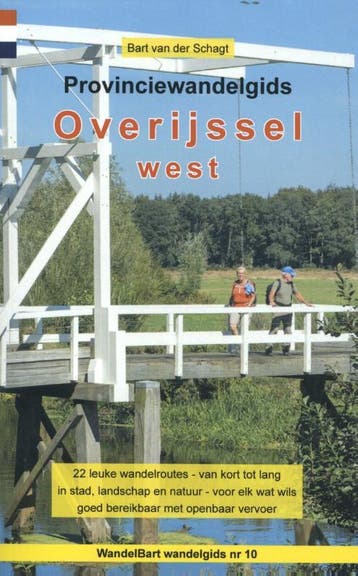 Provinciewandelgids Overijssel West / Provinciewandelgidsen, Boeken, Verzenden, Zo goed als nieuw, Bart van der Schagt