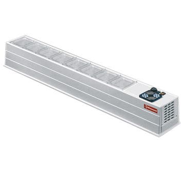 Gekoelde struktuur 8x GN 1/6 h150 mm, Verzenden, Nieuw in verpakking, Koelen en Vriezen