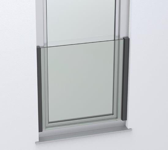 Frans balkon Lyon-Antracietgrijs (RAL 7016)16-900 mm-Zijdeli, Doe-het-zelf en Verbouw, Glas en Ramen, Nieuw, Ophalen of Verzenden