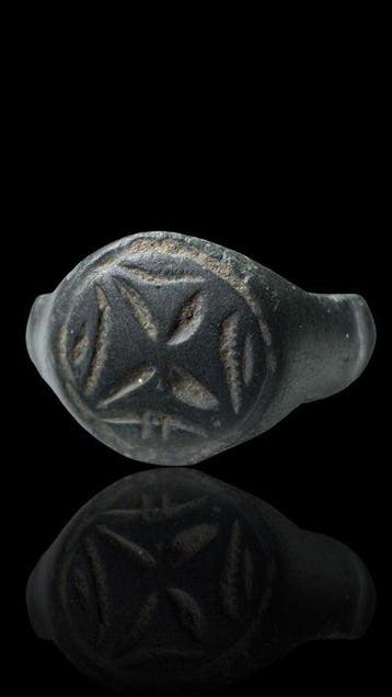 Middeleeuwen, kruisvaardersperiode Brons Ring (Zonder