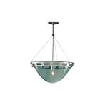 Quasar Portofino 60 Cm Hanglamp Chrome, Ophalen of Verzenden, Zo goed als nieuw, Glas, Eclectisch