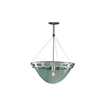 Quasar Portofino 60 Cm Hanglamp Chrome, Huis en Inrichting, Ophalen of Verzenden, Zo goed als nieuw, Glas, Eclectisch