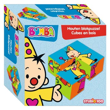 Studio 100 Bumba houten blokpuzzel  van €11,99 voor €5,99, Ophalen of Verzenden, Nieuw