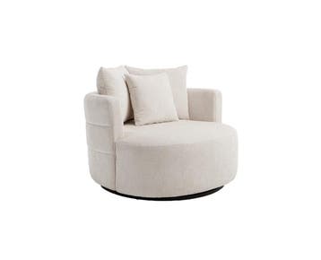 Tower Living Bolza Fauteuil draaibaar - 104x104x84 cm -, Ophalen of Verzenden, Nieuw