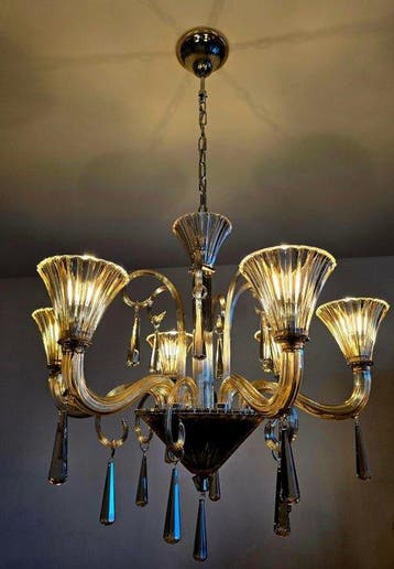 Kroonluchter - Kristal - Ideal Lux-kroonluchter, Antiek en Kunst
