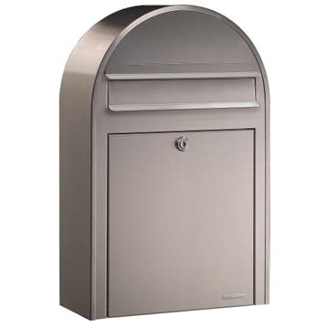 Bobi Classic S (slim) brievenbus en Round statief - RVS, Verzenden, Nieuw