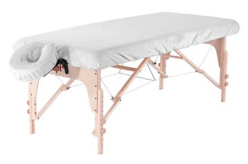Hoeslaken Massagetafel - Wit - Circa 180 CM x 50 CM - Hoes -, Nieuw