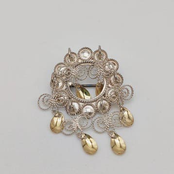 Zonder minimumprijs - Broche Zilver - Solje / Bunad