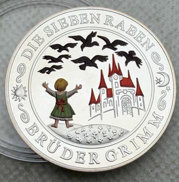 Duitsland. ND, Brüder Grimm - Die Sieben Raben, plata