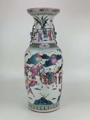 Vaas - Porselein - China - Qing Dynastie (1644-1911) - Grote