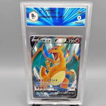 Pokémon Graded card - Charizard V (Full Art) - Graad 9.5, Nieuw