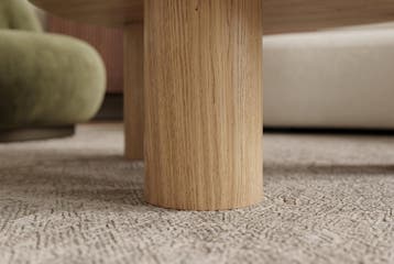 Salontafel ORGANIKO 110cm natuurlijke keramiek look met, Huis en Inrichting, Ophalen of Verzenden, Nieuw