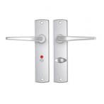 Deurbeslag | Deurklink met wc-sluitingsschild | AXA | Curve, Verzenden, Nieuw