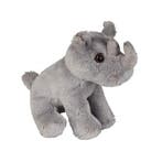 Zittende neushoorn knuffel 15 cm - Knuffel neushoorns, Verzenden, Nieuw