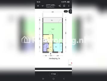 Flat in Holwert, 54 m², €499 per maand kale huur (Fryslâ