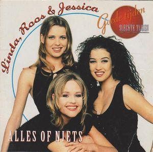 cd single card - Linda, Roos &amp; Jessica - Alles Of Niets, Verzenden, Zo goed als nieuw, Pop