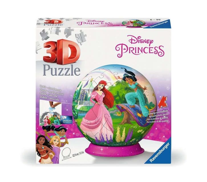 Disney Princesses Bal 3D Puzzel (72 stukken), Verzamelen, Disney, Nieuw, Ophalen of Verzenden