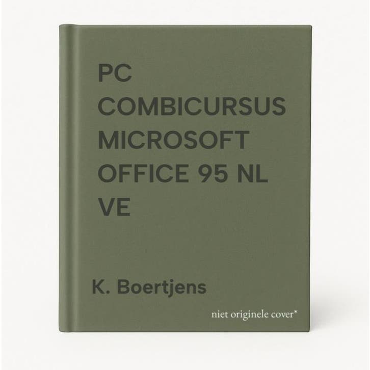 PC COMBICURSUS MICROSOFT OFFICE 95 NL VE - K. Boertjens, Boeken, Informatica en Computer, Gelezen, Verzenden