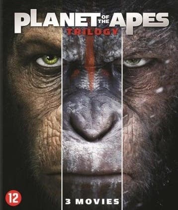 Planet of the apes 1-3 (blu-ray tweedehands film), Cd's en Dvd's, Blu-ray, Ophalen of Verzenden, Zo goed als nieuw