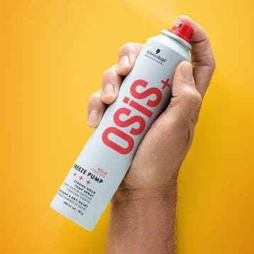 Schwarzkopf OSiS+ Hold Freeze Pump Strong Hold Pump Spray -, Ophalen of Verzenden, Nieuw, Gel, Wax, Haarlak of Mousse