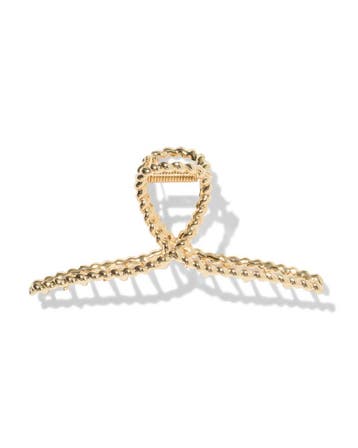 HEMA Haarklem 11cm goud, Sieraden, Tassen en Uiterlijk, Uiterlijk | Haarverzorging, Verzenden, Nieuw