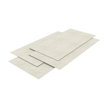 Wandpaneel Bladel set van 4 panelen 120x60 cm Cloudy Grey [n, Verzenden, Nieuw